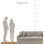 The Verellen Duke Sofa Family is a model of comfort, style, perfect for families, and enjoyable in all seasons of life. When your sofa is made, it's created from sustainably harvested hardwood by expert craftspeople. Each sofa is custom made with your style, fabric, length, and comfort in mind. Amethyst Home provides interior design, new home construction design consulting, vintage area rugs, and lighting in the Charlotte metro area.