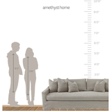 The Verellen Duke Sofa Family is a model of comfort, style, perfect for families, and enjoyable in all seasons of life. When your sofa is made, it's created from sustainably harvested hardwood by expert craftspeople. Each sofa is custom made with your style, fabric, length, and comfort in mind. Amethyst Home provides interior design, new home construction design consulting, vintage area rugs, and lighting in the Charlotte metro area.