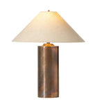 Featuring Seaton Iridescent Acid Wash Table Lamp by Four Hands at Amethyst Home. All-metal table lamp finished with a unique process to accomplish its iridescent acid wash look. The metal is first polished, then oxidized. It's finished with a heating process and lacquer seal for an antiqued look, complemented by a simple linen shade.Overall Dimensions: 20.00"w x 20.00"d x 24.00"hWeig. Amethyst Home provides interior design, new construction, custom furniture, and area rugs in the Dallas metro area