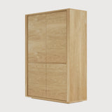 Featuring Shadow Oak Cupboard by Ethnicraft at Amethyst Home. Straightforward and robust with decisive lines, the Shadow storage cupboard with four doors is a simple yet impressive solution to your storage needs.Weight : 261 lbs Dimensions: 18" W x 45.5" L x 63" H. Amethyst Home provides interior design, new construction, custom furniture, and area rugs in the Winter Garden metro area