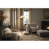 Featuring Sinclair Barrow Taupe Square Ottoman by Four Hands at Amethyst Home. Upholstered in tonal check fabric and paired with a solid ash base, this 36" square ottoman can be placed just about anywhere – bringing with it a retro vibe. Style with a tray as a design-forward coffee table.21"Overall Dimensions: 21.50"w x 21.50"d x 16.00"hWeight: 20.94 lbs36"Overall Dimensions: 36. Amethyst Home provides interior design, new construction, custom furniture, and area rugs in the Los Angeles metro area