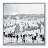 Skiing In Vail by Slim Aarons - White Maple