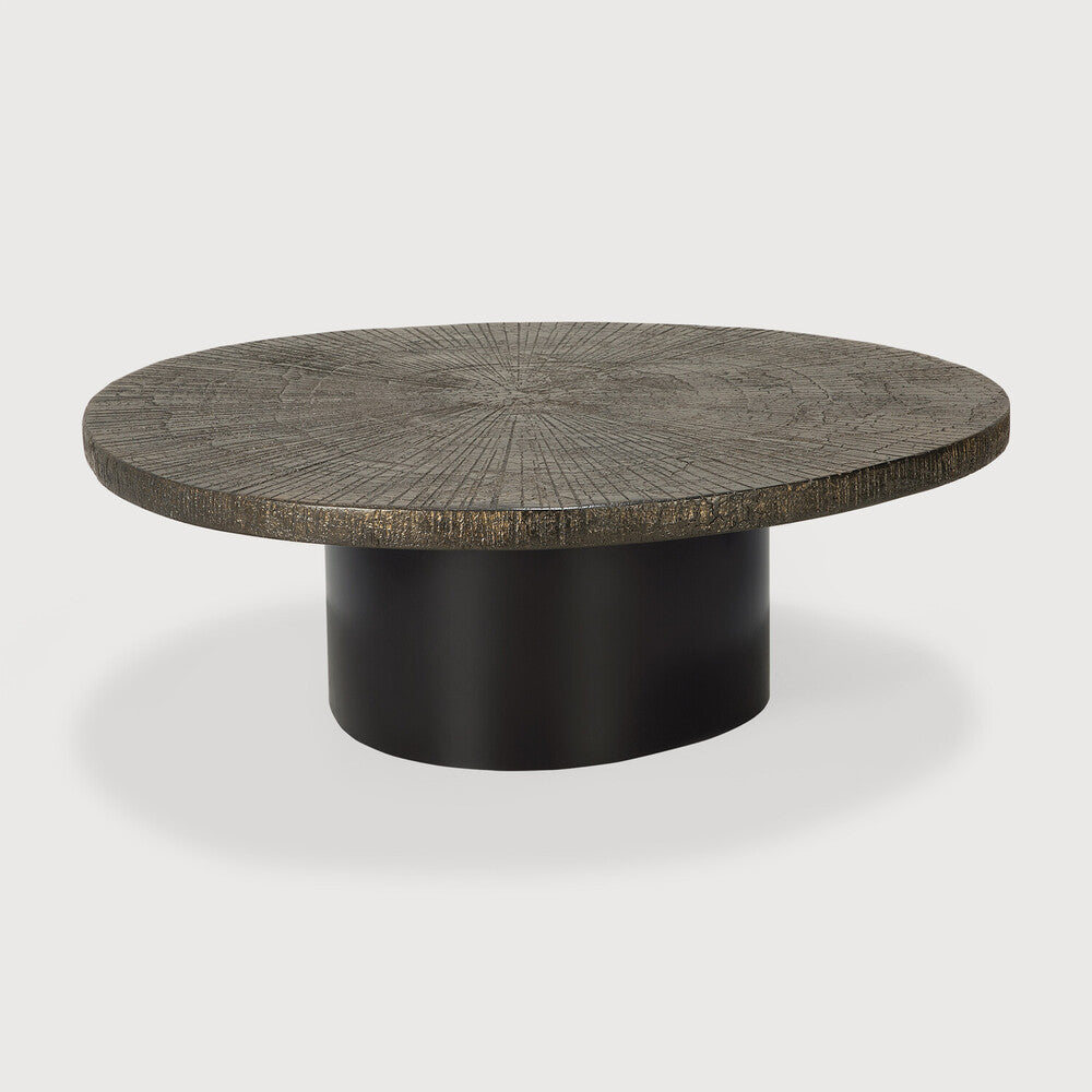 Featuring Slice Whisky Oval Coffee Table by Ethnicraft at Amethyst Home. A slice of nature to grace your home, this clever design strikes a balance to complement both modern and traditional styles and everything inbetween. The Slice's organic form is finished by hand in our unique and hard-wearing Minerals finish, making this coffee table incredibly functional.
48.5 in W x 54.5 in L x. Amethyst Home provides interior design, new construction, custom furniture, and area rugs in the Tampa metro area