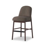 Featuring Sora Gibson Mink Armless Bar + Counter Stool by Four Hands at Amethyst Home. Experience elegance and comfort with the Sora Gibson Mink Armless Bar + Counter Stool. Crafted with a sleek, armless design, this stool is perfect for small spaces and modern homes. Its sturdy construction ensures durability while adding a touch of sophistication to any room.
Overall Dimension. Amethyst Home provides interior design, new construction, custom furniture, and area rugs in the Kansas City metro area