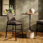 Featuring Sora Gibson Mink Armless Bar + Counter Stool by Four Hands at Amethyst Home. Experience elegance and comfort with the Sora Gibson Mink Armless Bar + Counter Stool. Crafted with a sleek, armless design, this stool is perfect for small spaces and modern homes. Its sturdy construction ensures durability while adding a touch of sophistication to any room.
Overall Dimensions:. Amethyst Home provides interior design, new construction, custom furniture, and area rugs in the Nashville metro area