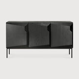 Featuring Stairs Sideboard Oak Black by Ethnicraft at Amethyst Home. An angular composition, designed by Alain van Havre, forms the heart of a design that aims to distance itself from traditional static and immobile surfaces. A unique sense of volume is created which alters your perception of the sideboard as you walk by.Adjustable Shelves : YesAnti-tipping mechanism : YesBrushed . Amethyst Home provides interior design, new construction, custom furniture, and area rugs in the San Diego metro area