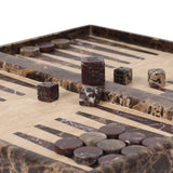 Stone Backgammon - Amber Ash Veneer | shipping 12/25/2026