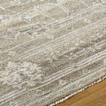 Featuring Almeria Hand-Knotted Rug by Surya at Amethyst Home. This luxurious Almeria hand-made rug is the perfect statement piece to add a touch of updated traditional style to your home. Its blend of wool and viscose gives it a soft feel and low pile, making it ideal for high traffic areas in your home. With its intricate hand-knotted construction and fringe . Amethyst Home provides interior design, new home construction design consulting, vintage area rugs, and lighting in the Boston metro area.
