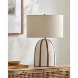 As enthusiasts of modern design at Amethyst, we love the nature inspired Hombori Accent Table Lamp. This item pairs well with other brands such as Ethnicraft and is perfect for loft homes Amethyst Home provides interior design, new home construction design consulting, vintage area rugs, and lighting in the Nashville metro area.