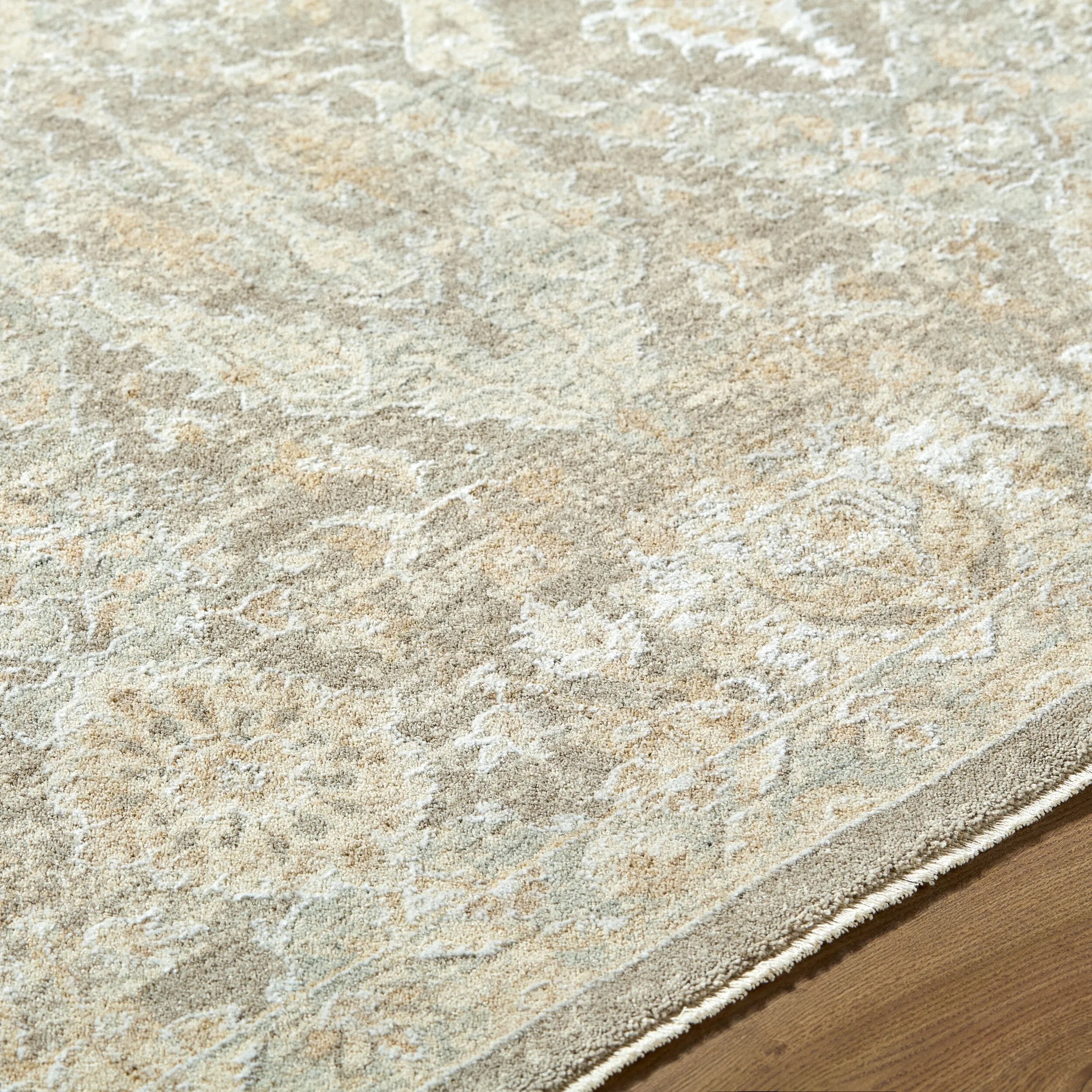 Introducing the Lotus Collection area rug, a captivating blend of updated traditional style and modern durability that will transform your living space. This Turkish masterpiece is crafted from a premium blend of polypropylene and polyester, ensuring it stands up beautifully to high-traffic areas in your home. Amethyst Home provides interior design, new home construction design consulting, vintage area rugs, and lighting in the Salt Lake City metro area.