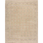Featuring Marisa Hand-Knotted Rug by Surya at Amethyst Home. Step into the idyllic charm of a French Country Cottage with our Marisa handmade rug. This piece, hand-knotted in India, is made entirely of wool, providing your space with a comforting and cozy feel. Its low pile construction makes it ideal for high-traffic areas, ensuring its beauty will last th. Amethyst Home provides interior design, new home construction design consulting, vintage area rugs, and lighting in the Calabasas metro area.