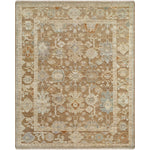 Embrace the rustic elegance of a countryside retreat with our Sinclair Farmhouse Cottage rug. Hand-knotted in India, this rug boasts a delightful fringe and a medium pile that creates a plush underfoot sensation. Made from 100% wool, it lends warmth and coziness to any room. Amethyst Home provides interior design, new home construction design consulting, vintage area rugs, and lighting in the Calabasas metro area.