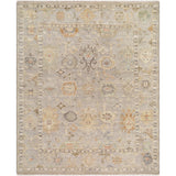 Introducing the Sinclair, an exquisite handmade rug that brings a touch of farmhouse cottage charm to any room. This piece is meticulously hand-knotted in India from wool, ensuring a medium pile that's both comfortable underfoot and durable for high traffic areas. To further enhance its longevity, we recommend using it with a rug pad. Amethyst Home provides interior design, new home construction design consulting, vintage area rugs, and lighting in the Portland metro area.