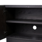 Swell Media Console - Dry Black Oak Veneer