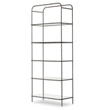 Featuring Swinton Hammered Aged Brass Bookcase by Four Hands at Amethyst Home. Hammered gunmetal-finished iron frames tempered glass shelving, for a transitional look with subtle vintage vibes.82"Overall Dimensions: 38.00"w x 20.75"d x 82.00"hWeight: 227.87 lbs102"Overall Dimensions: 42.00"w x 20.75"d x 102.00"hWeight: 293.21 lbsMaterials : Iron, Glass. Amethyst Home provides interior design, new construction, custom furniture, and area rugs in the Washington metro area