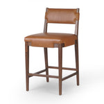 Featuring Tamari Sonoma Chestnut Bar + Counter Stool by Four Hands at Amethyst Home. A solid ash frame pairs with chestnut top-grain leather exclusive to Four Hands. Perfectly sized for the counter.BarOverall Dimensions: 19.75"w x 23.50"d x 43.75"hWeight: 20.50 lbsCounterOverall Dimensions: 19.75"w x 23.50"d x 40.25"hWeight: 18.74 lbsMaterials : Top Grain Leather, Solid Ash, 93% P. Amethyst Home provides interior design, new construction, custom furniture, and area rugs in the Nashville metro area
