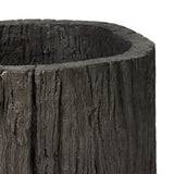Tarrow Planter - Faux Black Wood