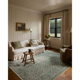Chris Loves Julia x Loloi Ramona Bone / Teal Rug