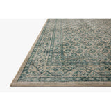 Chris Loves Julia x Loloi Ramona Bone / Teal Rug