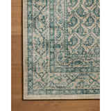 Chris Loves Julia x Loloi Ramona Bone / Teal Rug