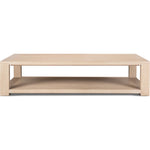 Thomas Bleached Oak Solid Coffee Table  Four Hands
