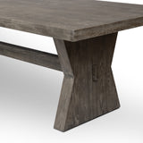 Featuring Tia Black Burnt Oak Dining Table by Four Hands at Amethyst Home. Inspired by European antiques, grand scaling and bowtie-shaped legs serve plenty of presence. A single stretcher adds a traditional feel to this refreshed altar table in a black burnt oak. Seats 10 comfortably.Overall Dimensions: 108.00"w x 42.00"d x 30.00"hWeight : 170.53 lbsMaterials : Solid Oak. Amethyst Home provides interior design, new construction, custom furniture, and area rugs in the Los Angeles metro area