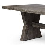 Featuring Tia Black Burnt Oak Dining Table by Four Hands at Amethyst Home. Inspired by European antiques, grand scaling and bowtie-shaped legs serve plenty of presence. A single stretcher adds a traditional feel to this refreshed altar table in a black burnt oak. Seats 10 comfortably.Overall Dimensions: 108.00"w x 42.00"d x 30.00"hWeight : 170.53 lbsMaterials : Solid Oak. Amethyst Home provides interior design, new construction, custom furniture, and area rugs in the Los Angeles metro area