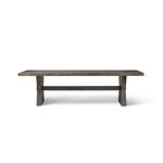 Featuring Tia Black Burnt Oak Dining Table by Four Hands at Amethyst Home. Inspired by European antiques, grand scaling and bowtie-shaped legs serve plenty of presence. A single stretcher adds a traditional feel to this refreshed altar table in a black burnt oak. Seats 10 comfortably.Overall Dimensions: 108.00"w x 42.00"d x 30.00"hWeight : 170.53 lbsMaterials : Solid Oak. Amethyst Home provides interior design, new construction, custom furniture, and area rugs in the Tampa metro area