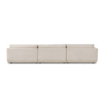 Featuring Toland Palma Cream 3-Piece Sectional by Four Hands at Amethyst Home. An elevated take on the modular sectional. This new collection features clean lines with loose back and arm cushions. A smooth linear base is fully upholstered and wraps up the arms for a shelter effect. Covered in a new basketweave cream fabric that brings both texture and comfort to the entire piece.3. Amethyst Home provides interior design, new construction, custom furniture, and area rugs in the San Diego metro area