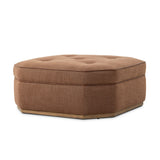 Tonna Cocktail Ottoman - Savoy Sienna | shipping 11/25/2026