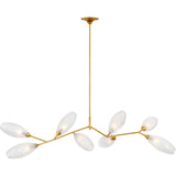 Toscano 60" Branched Linear Chandelier - Gild | shipping 11/06/2026