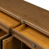 Toulouse 6 Door Sideboard - Toasted Oak Veneer | shipping 10/15/2026