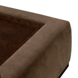 Truvy Cocktail Ottoman - Surrey Mink | shipping 12/25/2026