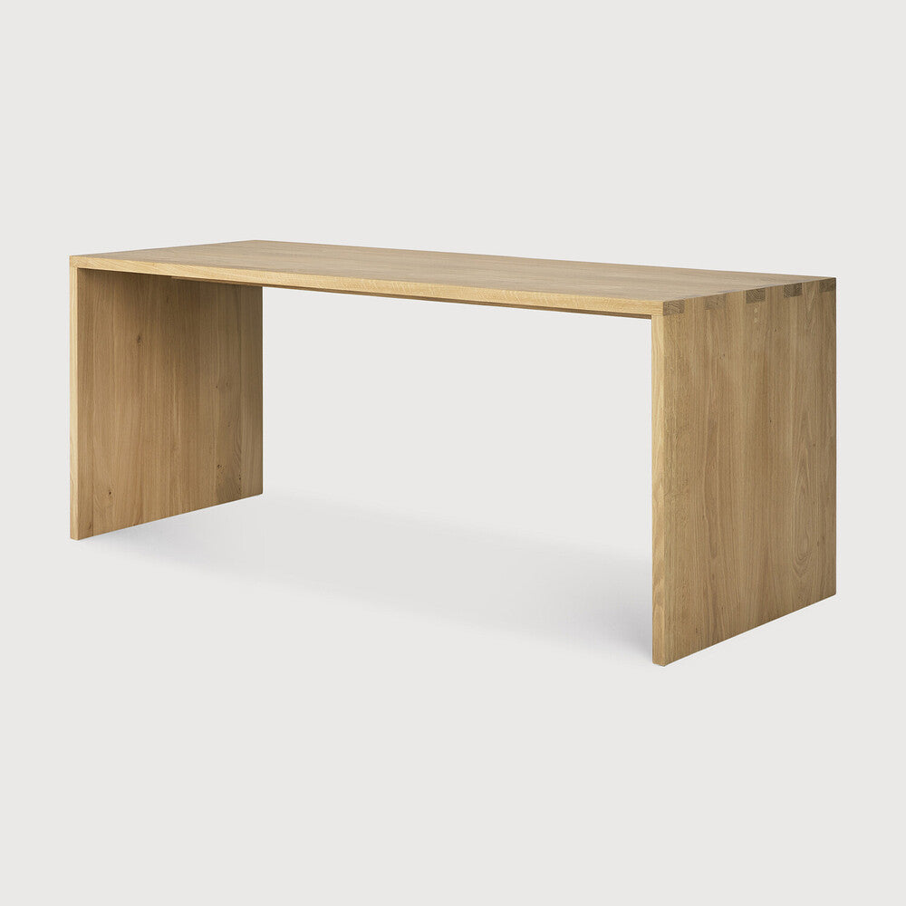 Featuring U Oak Desk by Ethnicraft at Amethyst Home. Create your own office corner with the elegant U desk and give yourself the space you need to spur your creativity.*Discontinued – until stocks last*Collection : UFinish : OiledIn height adjustable : NoMain Material : OakMax weight : 80 KGSolid wood : Yes. Amethyst Home provides interior design, new construction, custom furniture, and area rugs in the Laguna Beach metro area