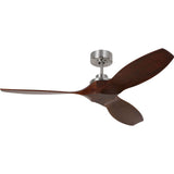 Brushed Steel with Dark Walnut Blades