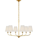Hand-Rubbed Antique Brass with Silk Pleated Shades | shipping 12/10/2026