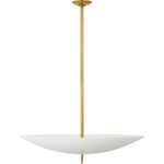 Hand-Rubbed Antique Brass with Plaster White Shade | shipping 11/16/2026