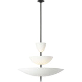 Bronze with Plaster White Shades | shipping 12/16/2026