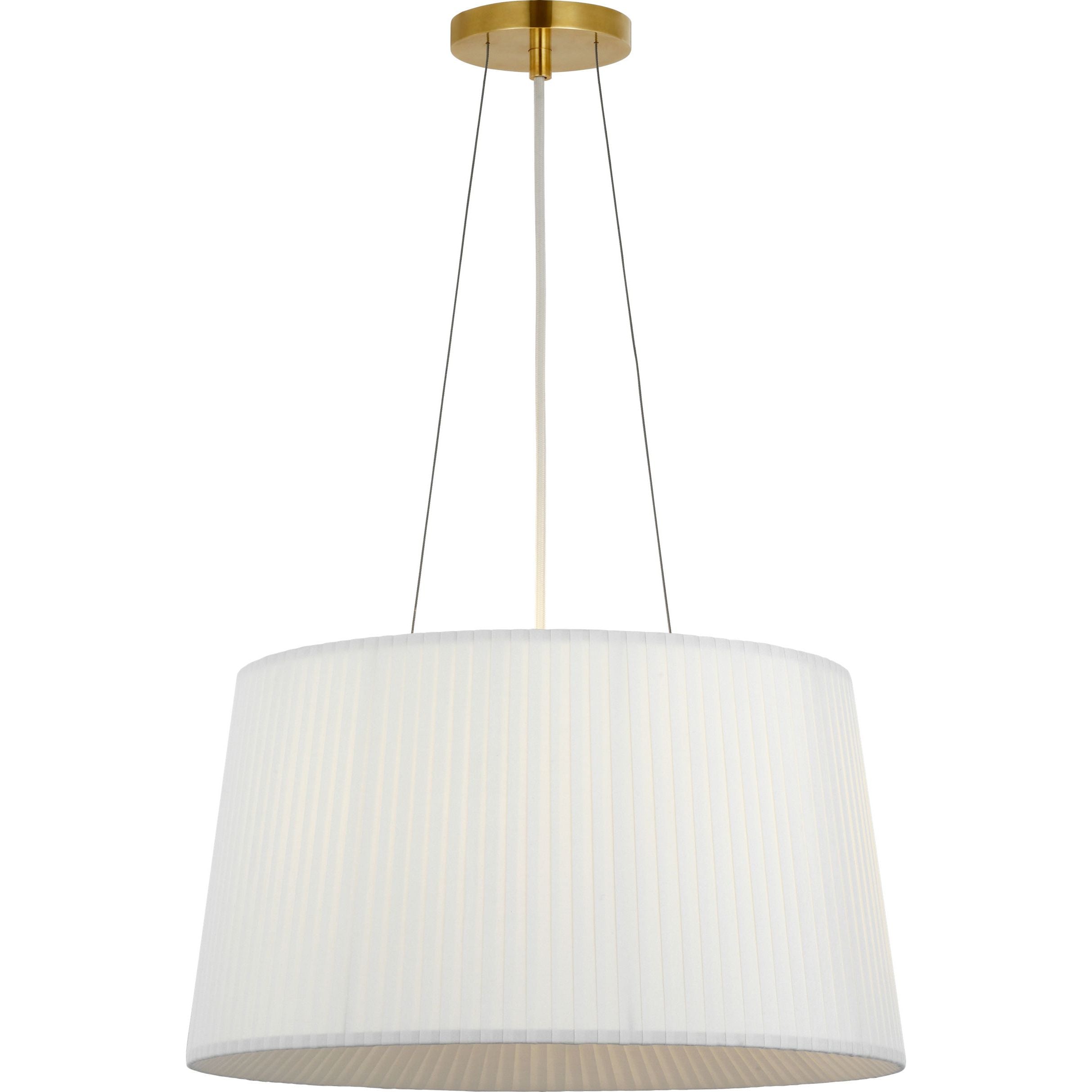 Soft Brass with Silk Pleated Shade | shipping 12/16/2026