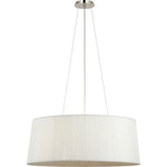 Polished Nickel with Silk Pleated Shade | shipping 11/16/2026