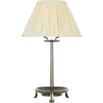 Pewter with Silk Pleated Shade | shipping 11/16/2026