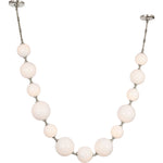 Polished Nickel with White Glass | shipping 02/07/2027