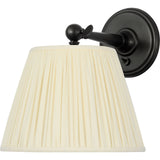 Bronze with Silk Pleated Shade | shipping 11/01/2026