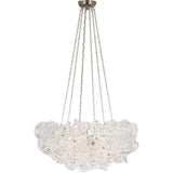 Aurelie 30" Chandelier in Pewter and Clear Acrylic | shipping 01/09/2027