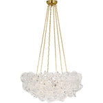 Aurelie 30" Chandelier in Soft Brass and Clear Acrylic | shipping 01/09/2027