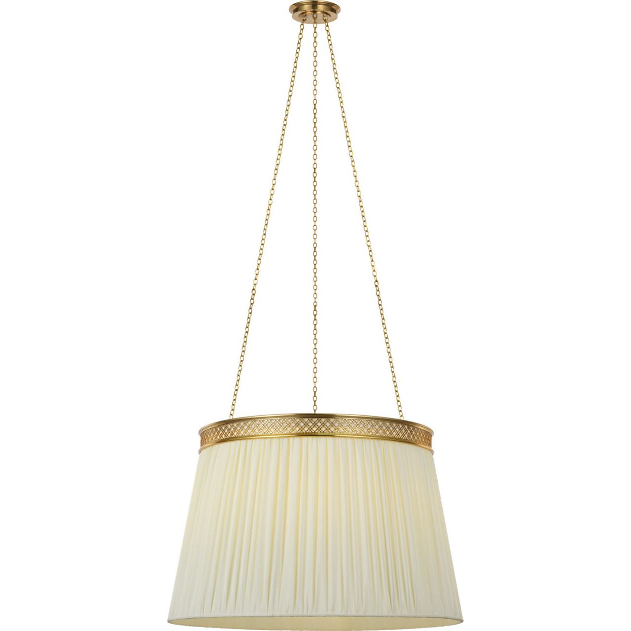 Soft Brass with Silk Pleated Shade | shipping 12/10/2026