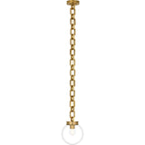 Soft Brass with Clear Glass | shipping 02/14/2027