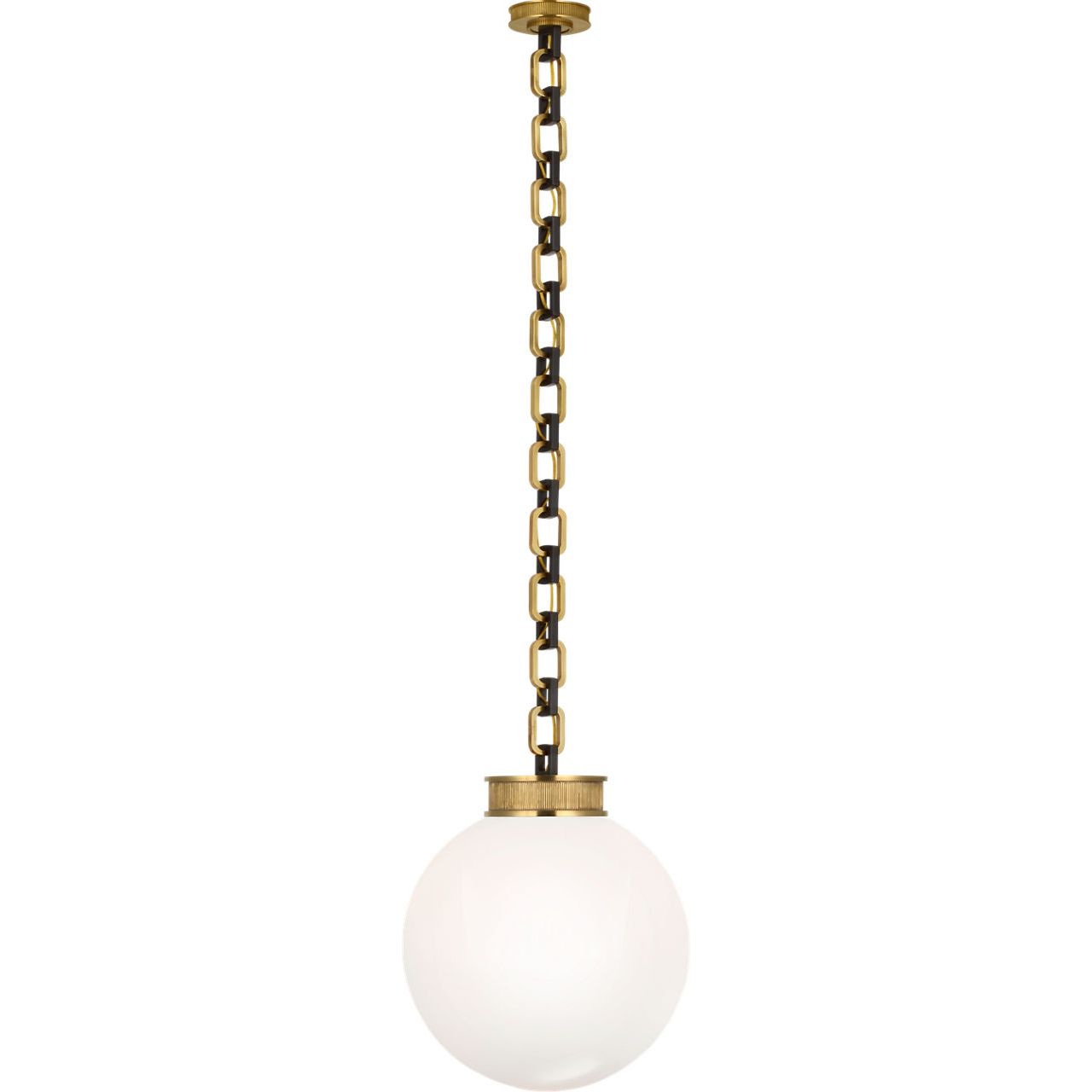 Soft Brass and Bronze with White Glass | shipping 11/01/2026