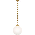 Soft Brass with White Glass | shipping 12/16/2026