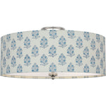 Polished Nickel with Schumacher Blue Aditi Shade